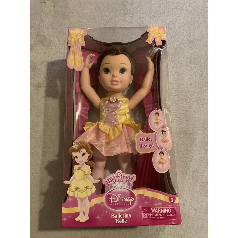 Jakks Pacific My First Disney Princess Toddler Ballerina Belle Doll 75652 New